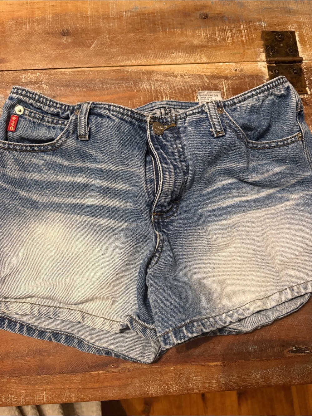 Mudd Light Blue Faded Denim Jean Shorts